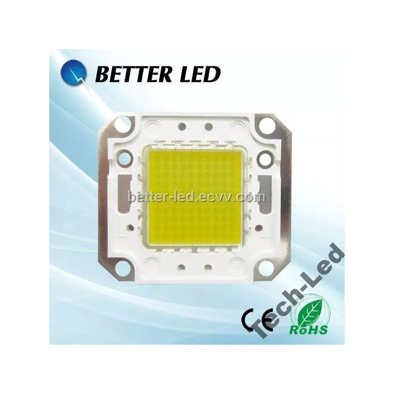 Kwadratowy moduł LED COB 30 W z żółtą powierzchnią emisyjną i metalową podstawą