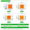 Moduł LED COB 20W grow z zasilaniem 230V i pastą termoprzewodzącą