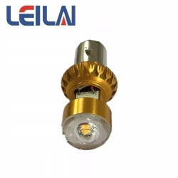 Żarówka LED z niebieskim aluminiowym radiatorem i trzonkiem BA20D