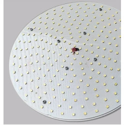 Ultra cienka okrągła lampa panelowa sufitowa LED z regulowanym mocowaniem i przewodem