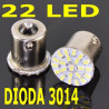 Żarówka LED z mocowaniem BA15S i 22 diodami SMD3014, zimna biała barwa światła