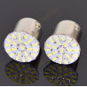 Żarówka LED z mocowaniem BA15S i 22 diodami SMD3014, zimna biała barwa światła