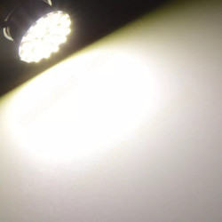 Żarówka LED z mocowaniem BA15S i 22 diodami SMD3014, zimna biała barwa światła