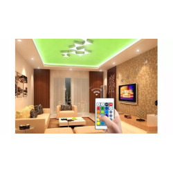 Sterownik LED RGB 230V z pilotem i przewodami do taśm LED