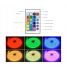 Sterownik LED RGB 230V z pilotem i przewodami do taśm LED