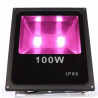 czarna lampa LED 100W do upraw z dwoma diodami LED w obudowie