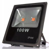 czarna lampa LED 100W do upraw z dwoma diodami LED w obudowie