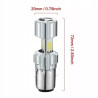 Żarówka LED BA20D z aluminiowym chłodzącym radiatorem i diodami LED