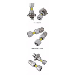Żarówka LED BA20D z aluminiowym chłodzącym radiatorem i diodami LED