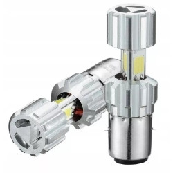 Żarówka LED BA20D z aluminiowym chłodzącym radiatorem i diodami LED