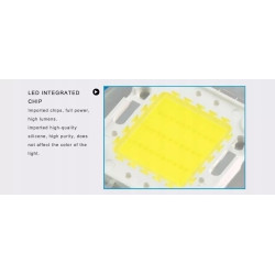 Moduł LED COB 70 W o ciepłej barwie światła 3000K do wymiany halogenów
