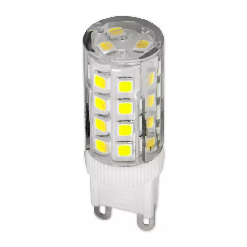 Żarówka LED G9 z 33 diodami w przezroczystej obudowie