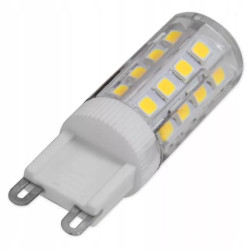 Żarówka LED G9 z 33 diodami w przezroczystej obudowie