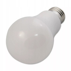 Żarówka LED E27 16W o ciepłej barwie światła oraz jej opakowanie
