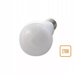 Żarówka LED E27 16W o ciepłej barwie światła oraz jej opakowanie