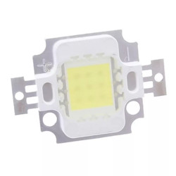 Moduł LED COB 10 W z pastą termiczną, widoczna płytka i chip LED