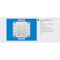 Moduł LED COB 10 W z pastą termiczną, widoczna płytka i chip LED