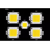 Moduł LED COB 10 W z pastą termiczną, widoczna płytka i chip LED