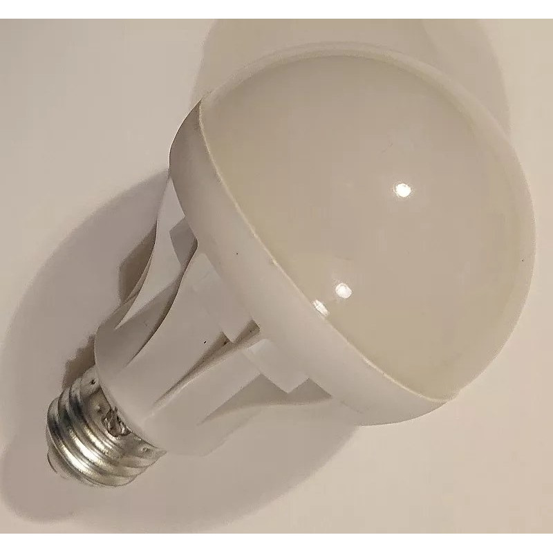 Żarówka LED kulka z gwintem E27 o mocy 12 W w białym kolorze