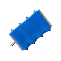 Bateria akumulatorów 4x32650 Li-Ion 24Ah 3,2V w niebieskiej obudowie z przewodami