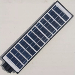 Czarna latarnia solarna LED 300W z pięcioma panelami diod SMD i pilotem