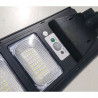 Czarna latarnia solarna LED 300W z pięcioma panelami diod SMD i pilotem