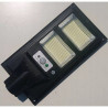 Czarna latarnia solarna LED 300W z podwójnym panelem i pilotem