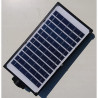 Czarna latarnia solarna LED 300W z podwójnym panelem i pilotem