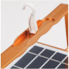 Przenośna lampa LED 20W z panelem solarnym, magnesami i haczykiem