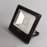 czarny halogen LED 50W z aluminiową obudową i regulowanym uchwytem