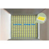 czarny halogen LED 50W z aluminiową obudową i regulowanym uchwytem