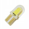 Mała żarówka LED T10 W5W o mocy 3 W z przezroczystą silikonową obudową