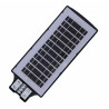 czarna latarnia solarna LED 1000W z panelem solarnym i czujnikiem ruchu