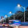 Latarnia solarna 40W z podwójnym panelem LED i mocowaniem ściennym