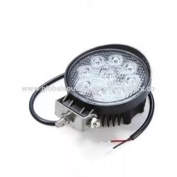 Halogen roboczy LED 27W z regulowanym uchwytem i aluminiową obudową