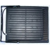 Czarny halogen LED z czujnikiem ruchu i aluminiową obudową