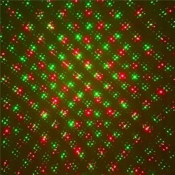 Niebieski projektor laserowy 3D z elastycznym statywem oraz czerwonym i zielonym światłem laserowym