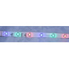 Zestaw taśmy LED RGB 3528 wraz z zasilaczem i pilotem do sterowania kolorami