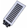 czarna lampa solarna LED 360 diod z pilotem i mocowaniem na rurę