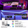 Zestaw taśmy LED RGB 10 m z pilotem, kontrolerem muzycznym i zasilaczem 12V
