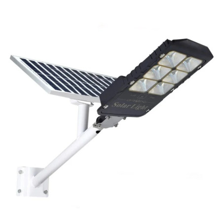 Latarnia solarna LED 1800W z panelem słonecznym i mocowaniem na ścianę