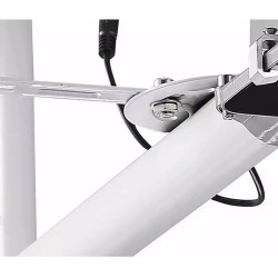 Latarnia solarna LED 1800W z panelem słonecznym i mocowaniem na ścianę