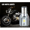 Żarówka LED z aluminiową obudową i trzonkiem BA20D do motocykla