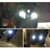 Żarówka LED z aluminiową obudową i trzonkiem BA20D do motocykla