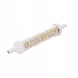 Żarnik LED R7S 15W o długości 135 mm z diodami LED na białym tle