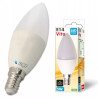 Żarówka LED w kształcie świecy z trzonkiem E14 i opakowanie produktu