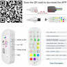 Taśma LED RGB na rolce z kontrolerem WiFi, pilotem i zasilaczem