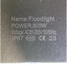 Halogen LED 300W z ultra cienką obudową i metalowym uchwytem do montażu