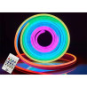 Taśma neonowa LED RGB 10 m z pilotem i zasilaniem USB, świecąca kolorowymi animacjami
