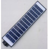 Latarnia solarna LED z panelem, pilotem i czujnikiem ruchu, widok z przodu i tyłu